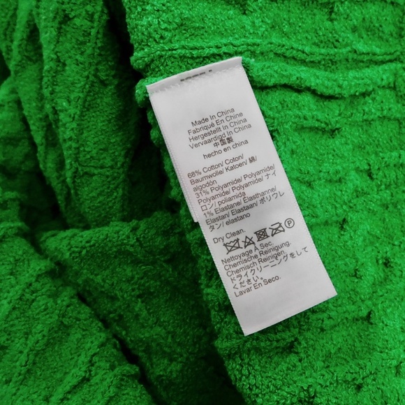 NWT!! J. CREW Odette Cable Knit Sweater Lady Jacket Cotton Blend Boucle Green XL - Picture 13 of 16